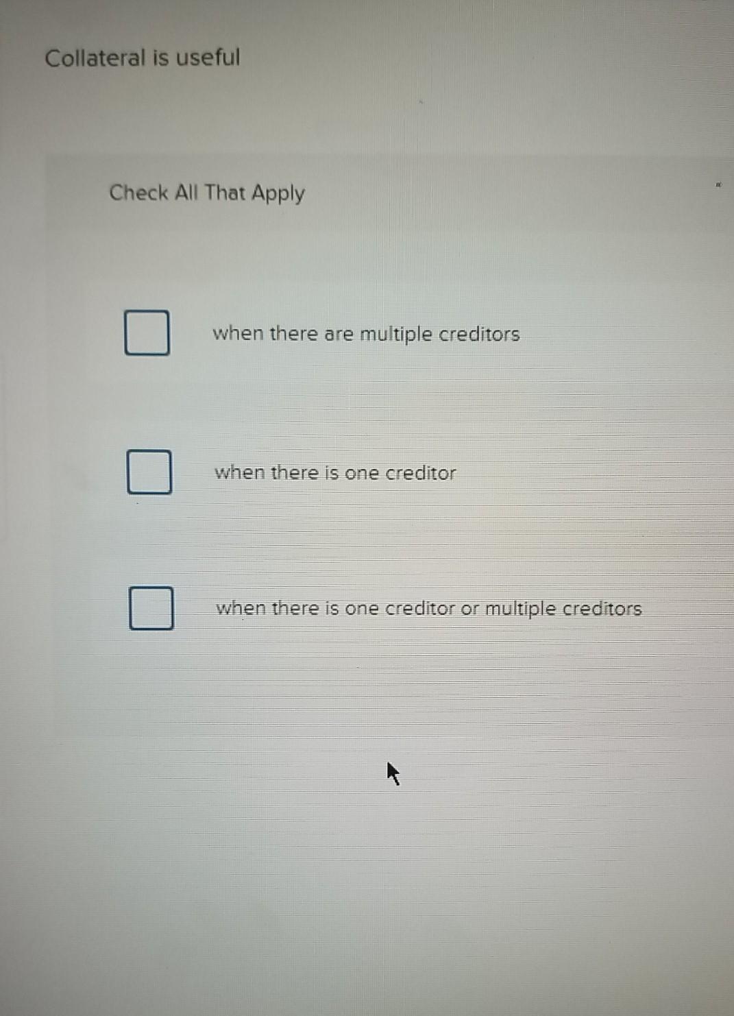 and I need to know these answers because my professor said I
