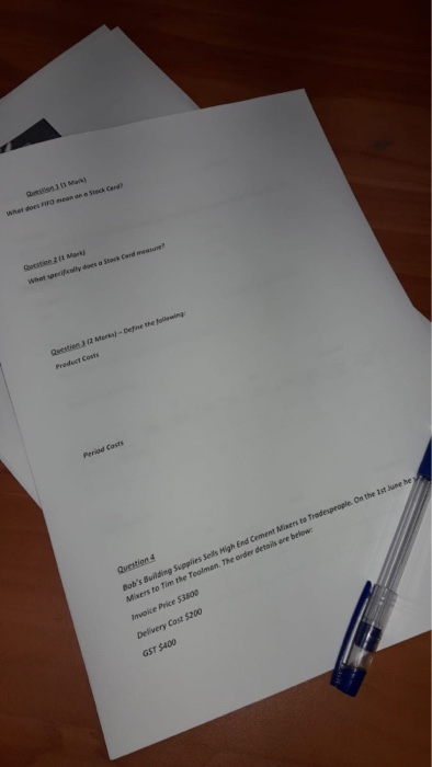 please answer quickly just question 4 only. half question is on second