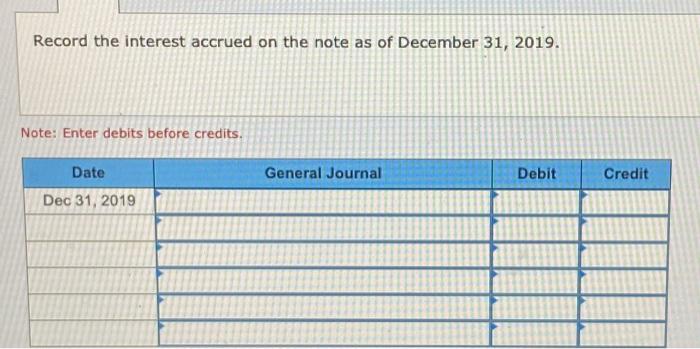 a five-year installment note bearing 6% interest. The note requires equal payments