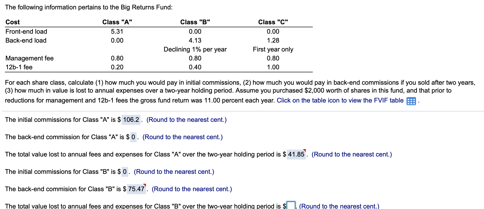 please answer this and all sections for part c The following information