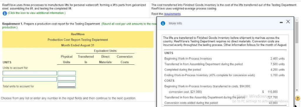 need the correct answer in one hour ReefWave uses three processes to