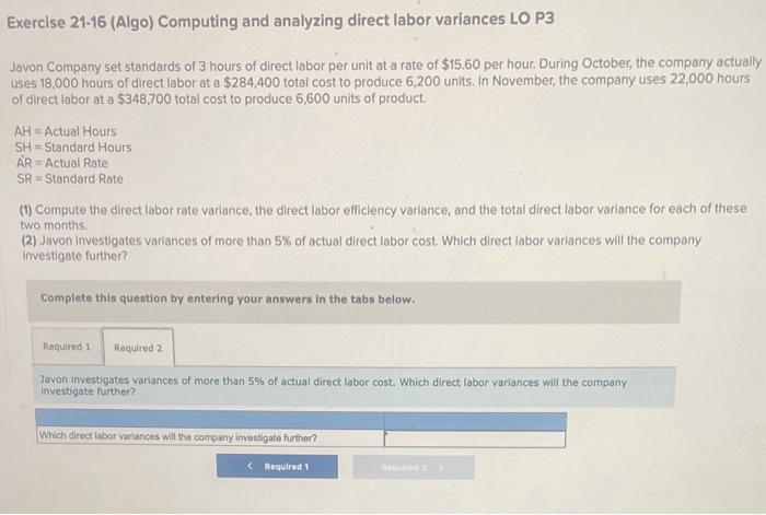 unit at a rate of $15.60 per hour. During October, the company