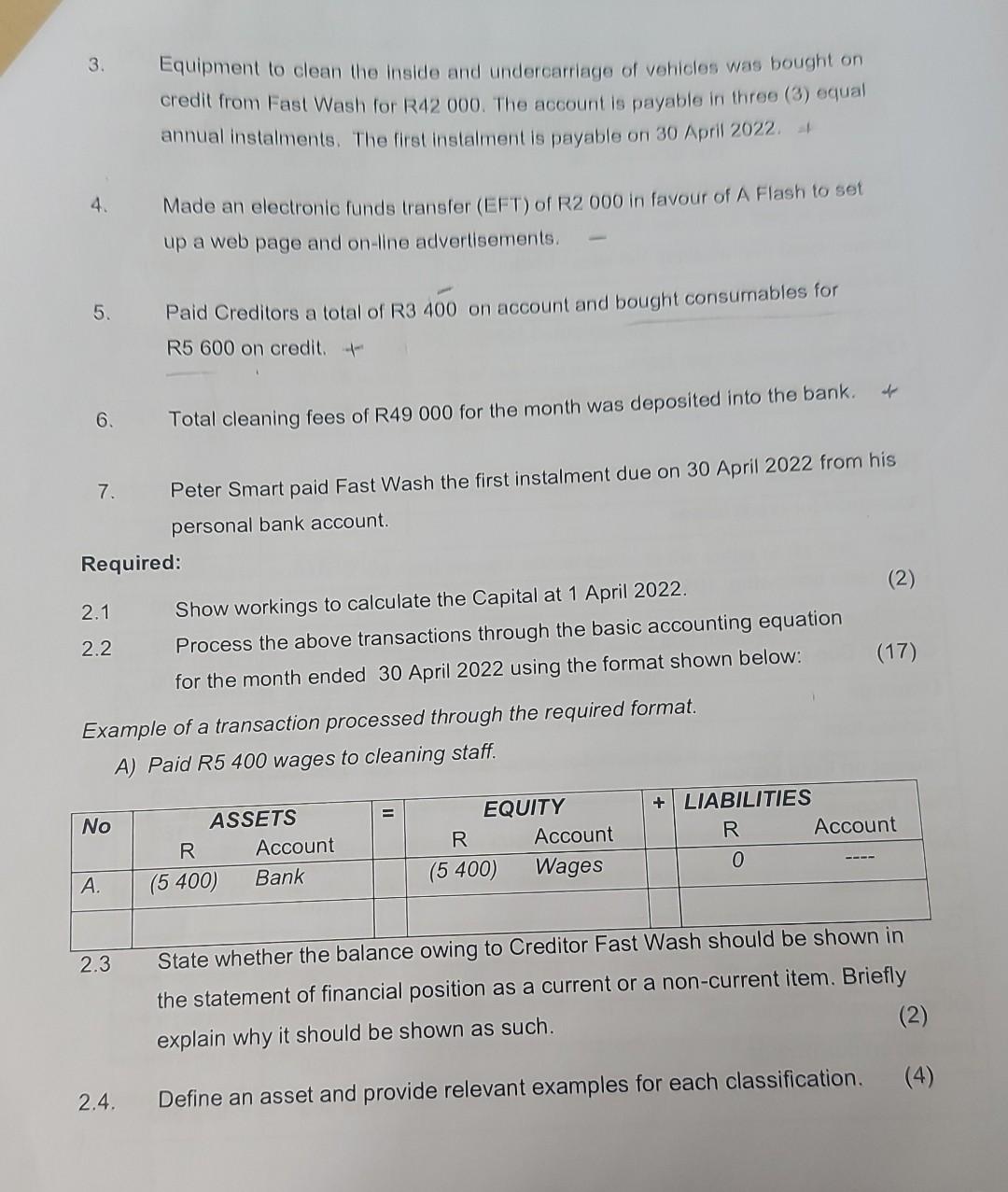 Smart used to wash cars in the back yard of his home.