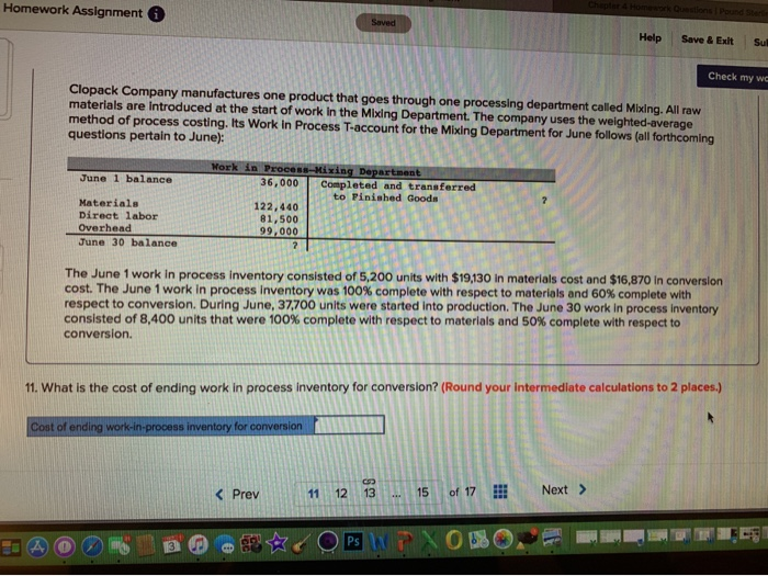  Homework Assignment Help Save & Exit Sul Check my we Clopack