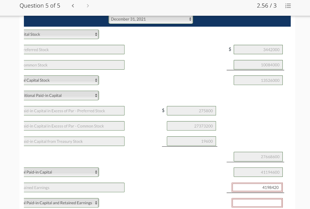 capital stock outstanding: 9%, $20 par preferred and $5 par common. At