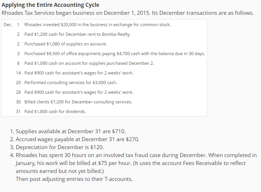 Confused on the adjustments. Where do we get the values for the