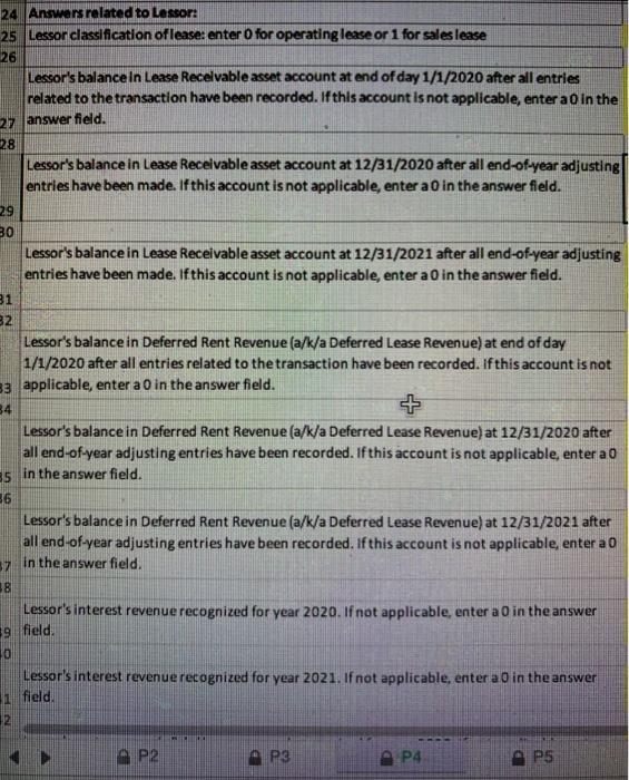 leased asset at inception of lease is $600,000. Estimated residual value of