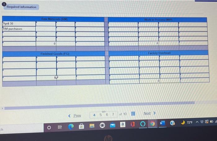 following information is available for Lock Tite Company, which produces special order