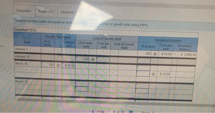 the questions displayed beim 20. reported the following current-year purchases and sales