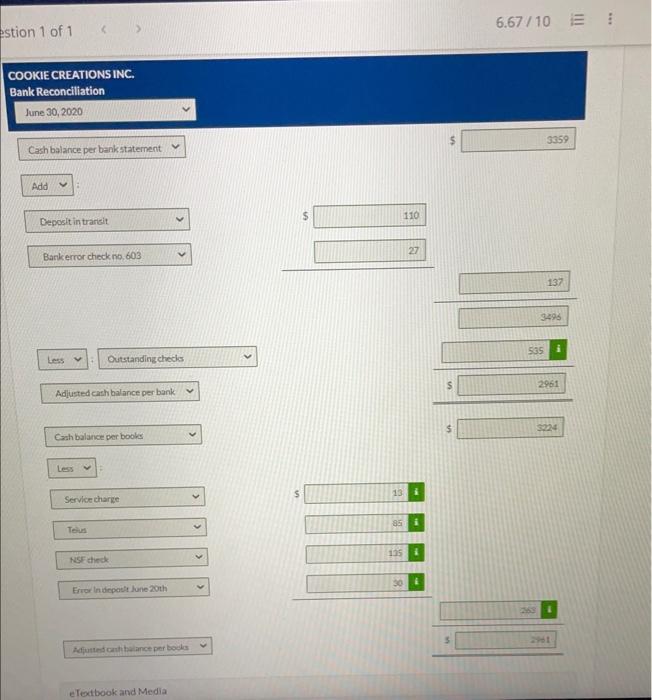 can ensure that her cash account does not have any errors and