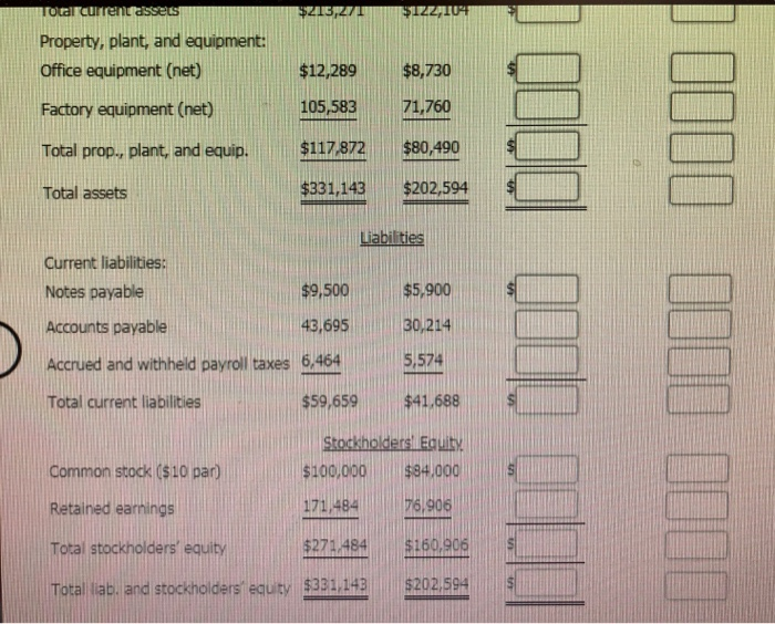 two years are as follows: Miller Electronics Corporation Comparative Income Statement For