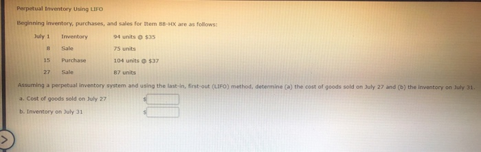 Zeta 9 are as follows: Inventory 40 units $19 Sale 26 units