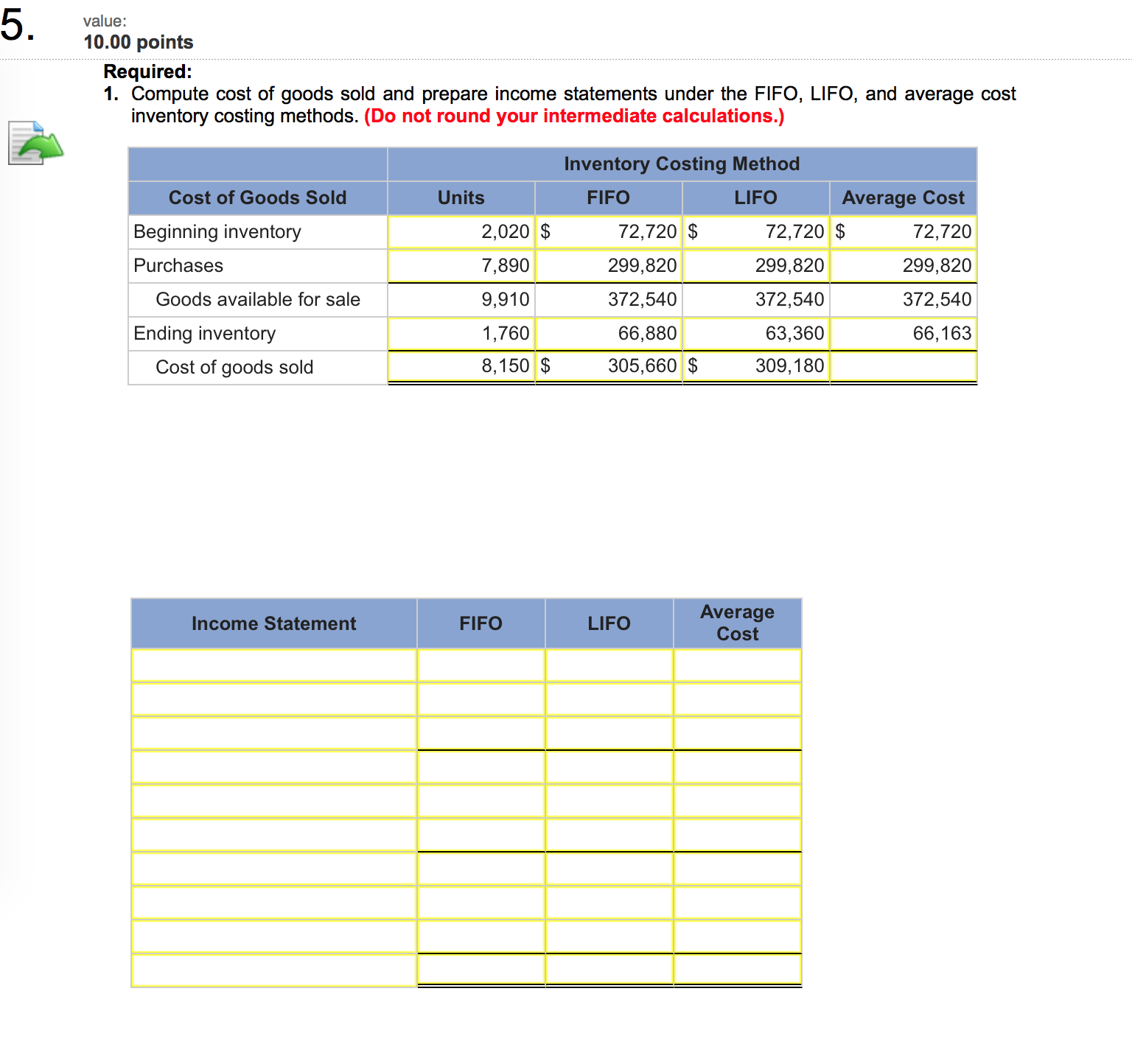 Daniel Company uses a periodic inventory system. Data for 2015: beginning merchandise