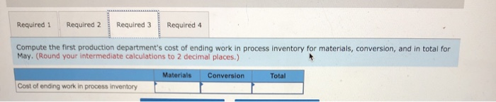 first production department is added at the beginning of processing in that
