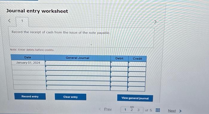 notes (LO9-2) [The following information applies to the questions displayed below] On
