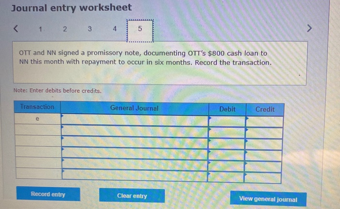 for items (a)-(e). 2. Show the journal entries that NN would record