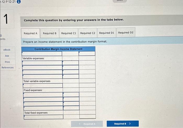 ratio. c. Calculate the firm's operating income (or loss) if the volume