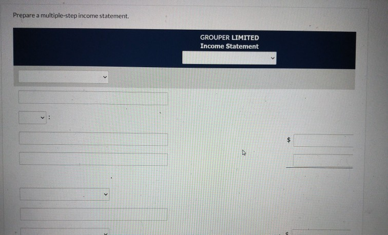 February 28, 2018. Grouper uses a periodic inventory system. Accounts receivable $35.400