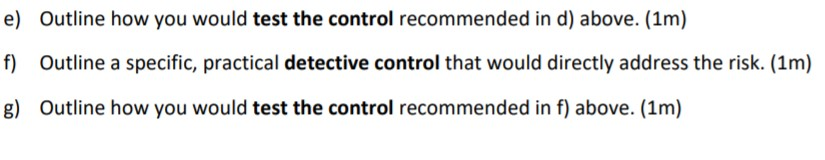 You are the auditor for Peru Pty Ltd (Lima), a large technological