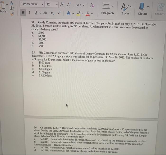 please help X Times New... 12 ' ' Aa v A B