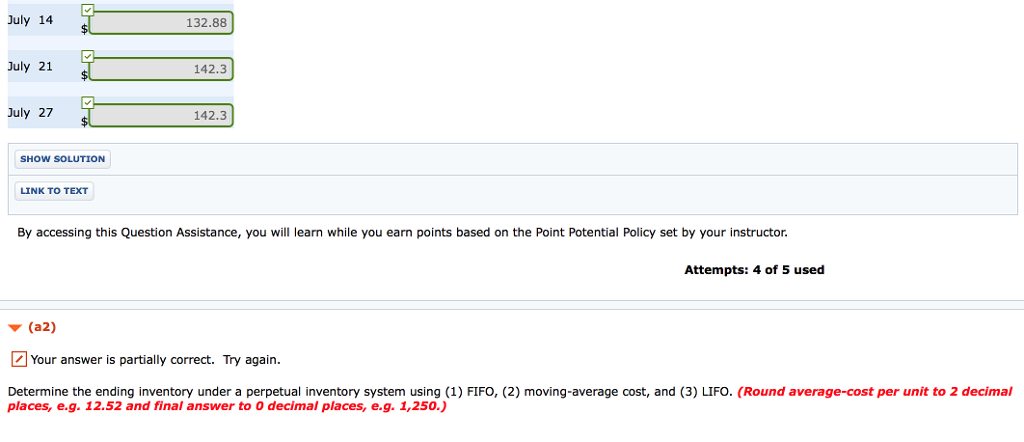 Wittmann Co. began operations on July 1. It uses a perpetual inventory