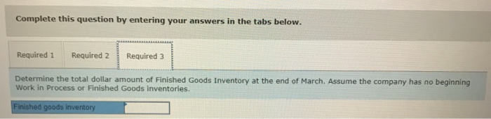 the month, the jobs used direct materials as shown below Direct materials