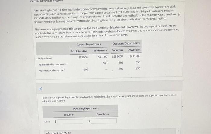  After starting his first full-time position for a private company. Roninwas