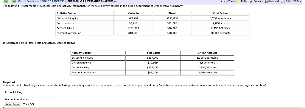  Timer Notes Evaluate Feedback Print into Course Contents > MODULE 3