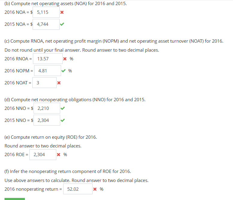 Refer to these financial statements to answer the requirements. Nordstrom, Inc. Consolidated