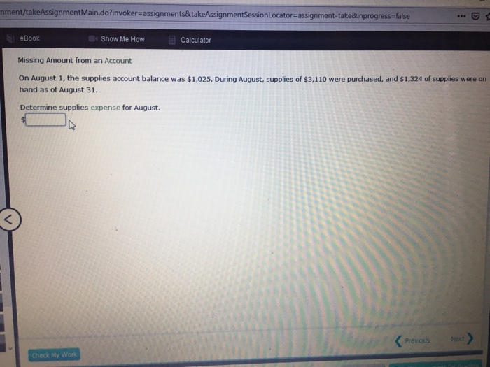  nment/takeAssignmentMain.do?invoker-assignments&takeAssignmentSessionLocator assignment-take&inprogress-false eBook Show Me How Calculator Missing Amount from an