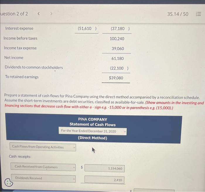 expenses. i tried numerous ways and i keep getting it wrong and