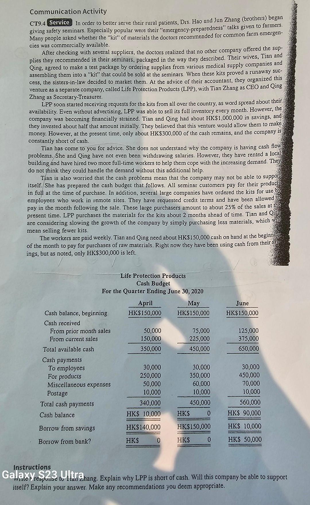  Write a response to Tian Zhang. Explain why LPP is short