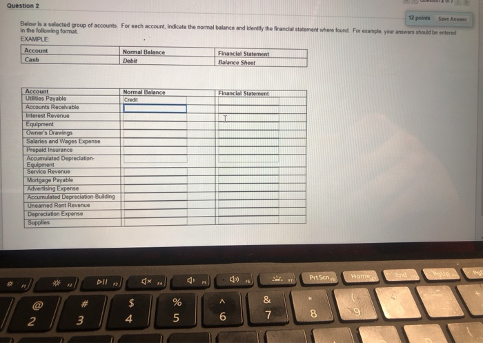  Question 2 12 points Save Answer Below is a selected group