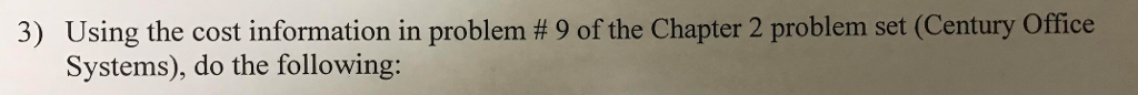 Prepare a pro forma income statement. Using the cost information in problem