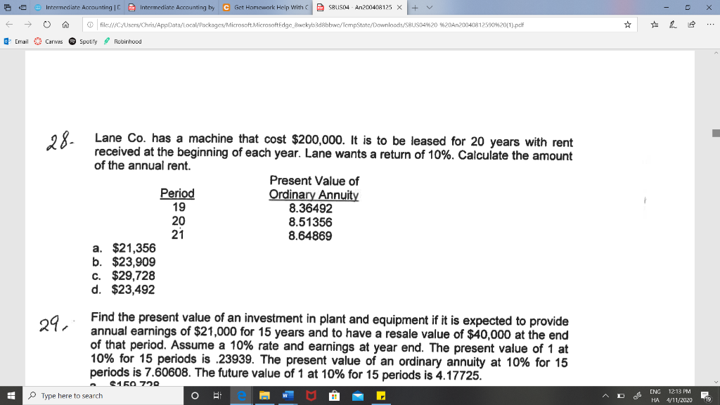 - x O m Intermediate Accounting IC Intermediate Accounting by c