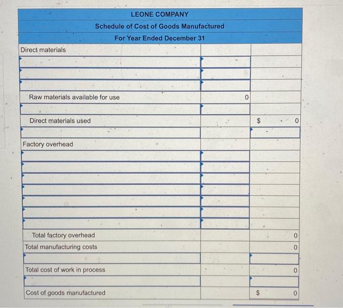 [The following information applies to the questions displayed below] The following year-end