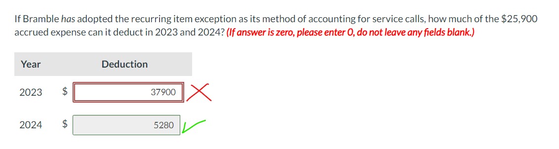 and correct answers are shown. Please show how to get the correct