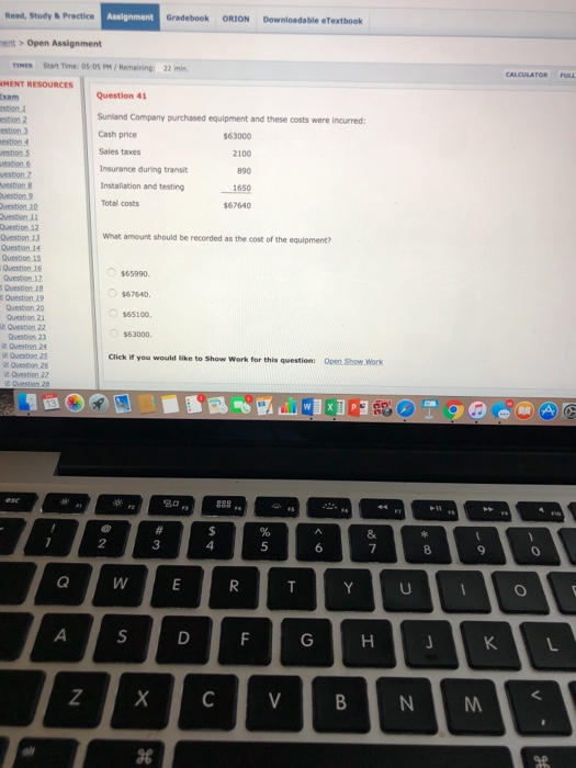  Read, Study & Practice Assignment Gradebook ORION Downloadable eTextbook ment >