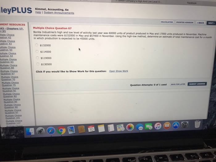  Please help me answer all 5 questions . Multiple choice. Thank