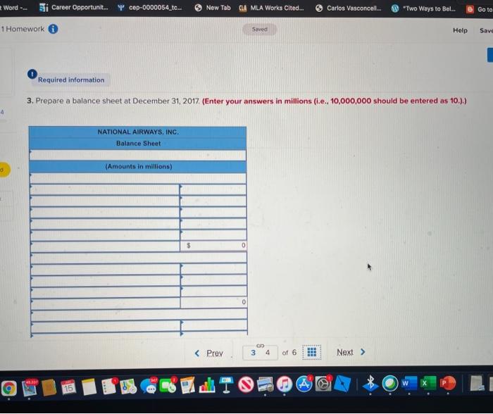 of Retained Earnings, and Balance Sheet [LO 1-2, LO 1- 3] (The