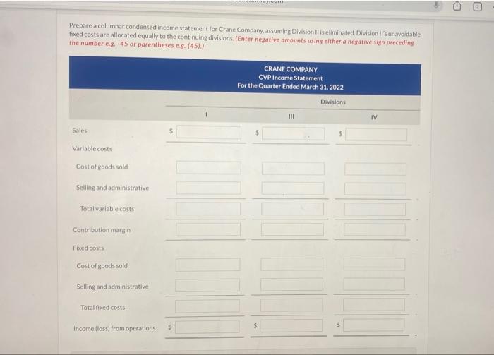 $157.000 $140.000 5141.000 Analysis reveals the following percentages of variable costs in