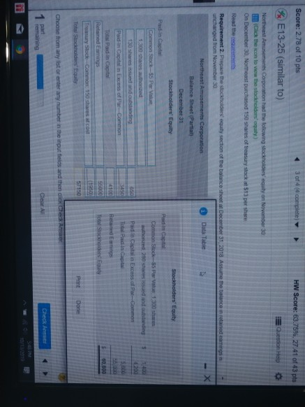  data and 1st attempt requirements done with #1. + 3 of