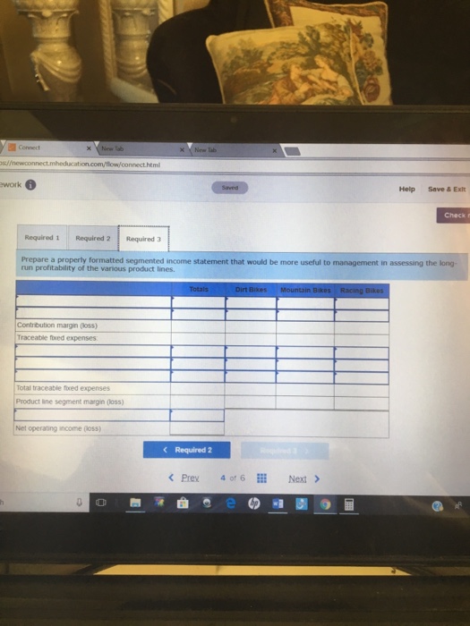 dirt bike, a mountain bike, and a racing bike. Data on sales