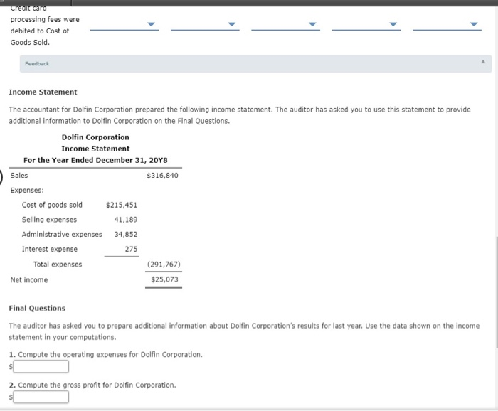 Auditing, Inc. You have been asked to help resolve discrepancies noted in