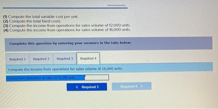 following Fixed Budget $2,940,000 $322,000 602,000 378,000 122,000 1,424,000 1,516,000 Sales (14,000