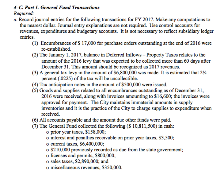 remaining net resources are classified as Unassigned Fund Balance. Problem: prepare and