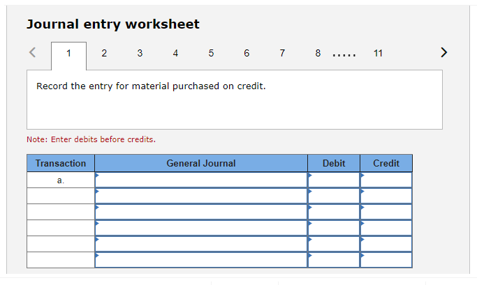 Raw Materials Inventory has a March 31 balance of $82,000. b. Raw