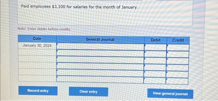 cash, $900. Note: Enter debits before credits. Sold inventory on account for