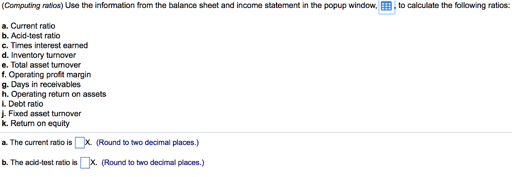 blue parentheses Balance Sheet ASSETS Cash Accounts receivable Inventory Prepaid expenses Total