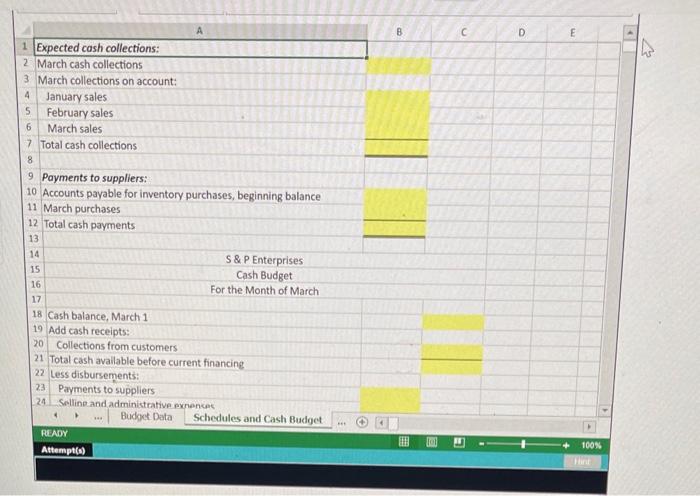 Supporting Schedules using Excel's Multi-Tab Cell Referencing and Basic Math Functions S\&P
